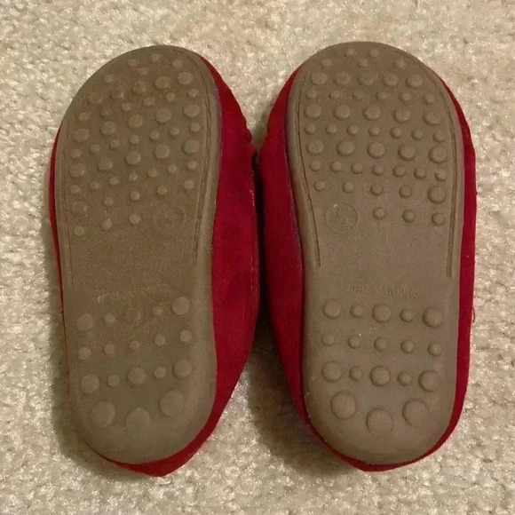 EUC Red Bow Baby Shoes - Picture 2 of 4